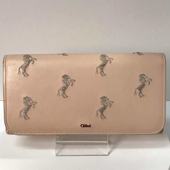 Chloé Rare Horse Embroidered Leather Continental Wallet 😍🐴❤️ - Picture 17 of 17